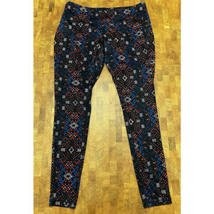 MOSSIMO Supply Co Leggings Size L Yoga Activewear Pants Athletic Tribal Print
